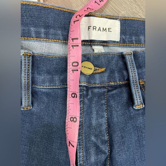 FRAME 24-hour High Waist Crop Skinny Jeans In Henning Size 29 - Picture 7 of 7